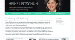 Desktop Screenshot of heike-leitschuh.de